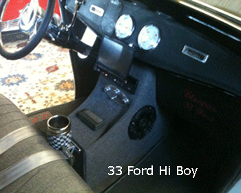 33 ford bench seat cup holder console