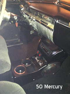 50 mercury bench seat console