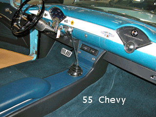 55 chevy classic vintage old air ac duct