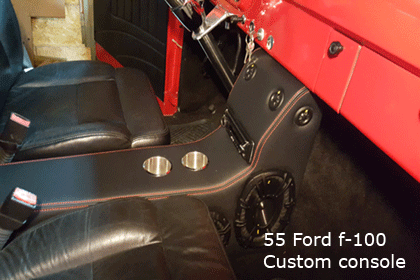 55 ford f 100 console