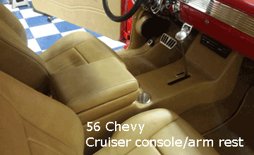 56 chevy center console