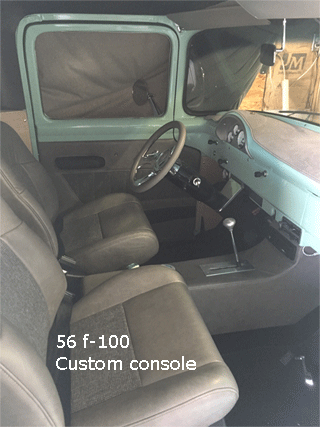 56 ford f100 center console