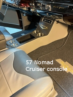 57 chevy nomad center cup holder console