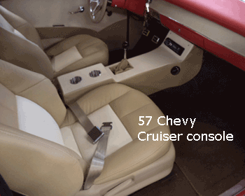 57 chevy cruiser console