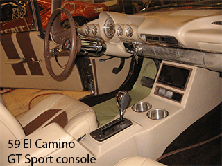 59 el camino center console
