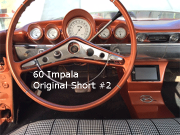 60 impala center console double din radio navigation