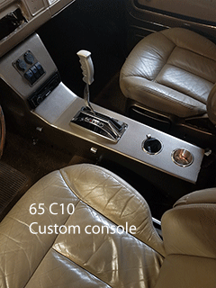 65 chevy c 10 cup holder console