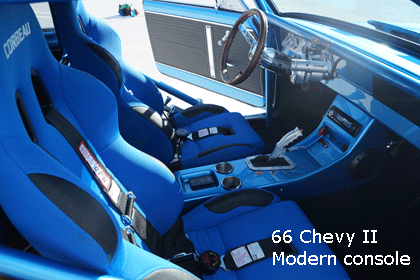 66 chevy II ss center console
