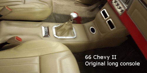 66 chevy II nova center console