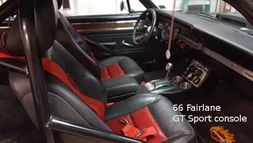ford fairlane center console