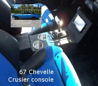 67 Chevelle cup holder center console