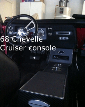68 chevelle cup holder center console