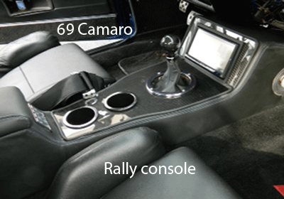 69 camaro rally pro touring console