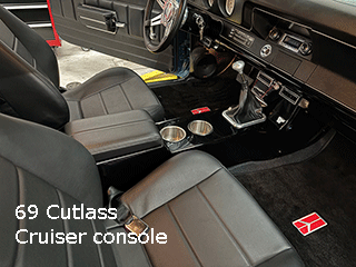 69 oldsmobile center console drink holders