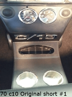 70 chevy c10 bench seat cup holder console