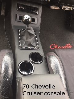70 chevelle cup holder console