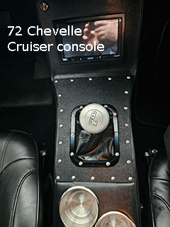 72 chevelle cup holder center console