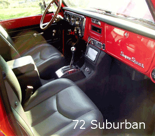 72 chevy suburban modern center console