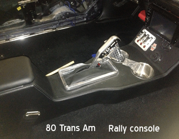 80 trans am center console