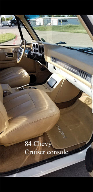 84 chevy pick up center console
