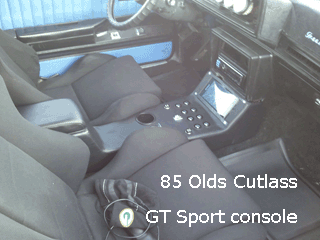 85 oldsmobile cutlass center console