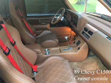89 chevy pu center cup holder console