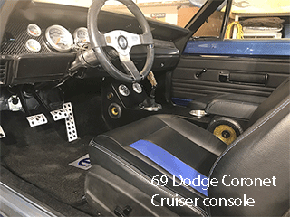 69 dodge center console
