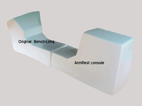 original bench armrest consoles